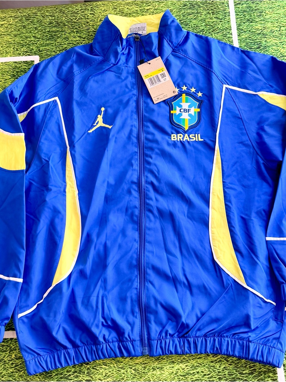 Jordan Brasil Blue and Yellow Track Jacket 2026